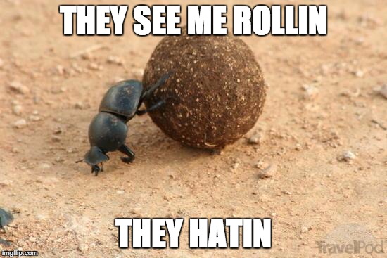 THEY SEE ME ROLLIN THEY HATIN | made w/ Imgflip meme maker