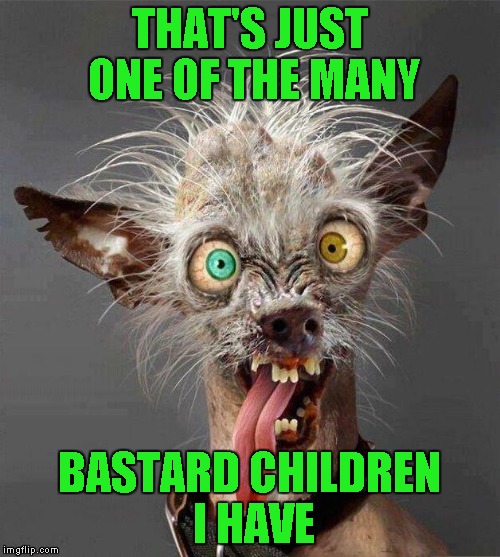 THAT'S JUST ONE OF THE MANY BASTARD CHILDREN I HAVE | made w/ Imgflip meme maker