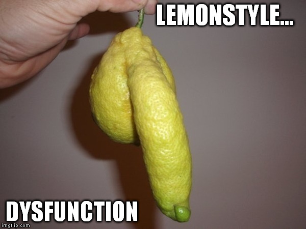 LEMONSTYLE... DYSFUNCTION | made w/ Imgflip meme maker