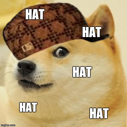 Doge Meme | HAT; HAT; HAT; HAT; HAT | image tagged in memes,doge,scumbag | made w/ Imgflip meme maker