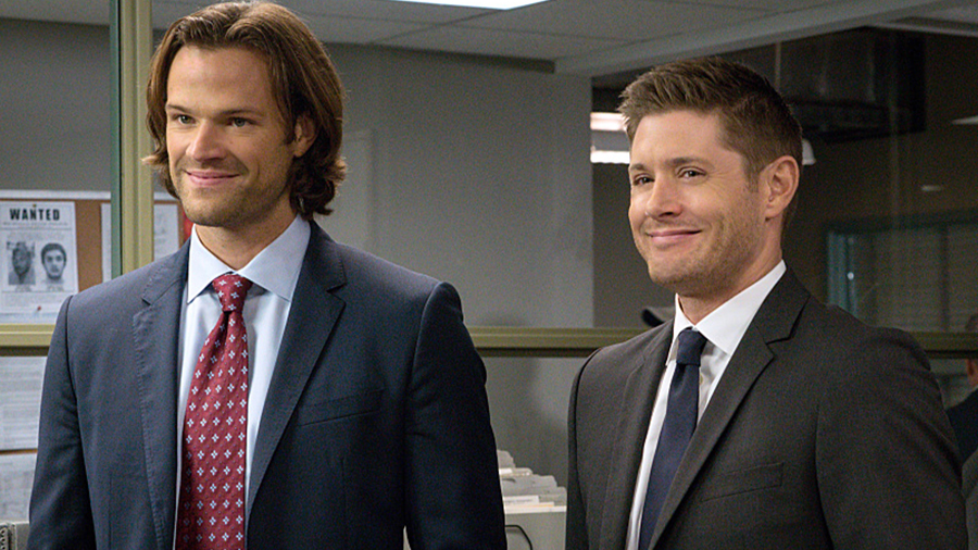Smiling Winchesters Blank Meme Template