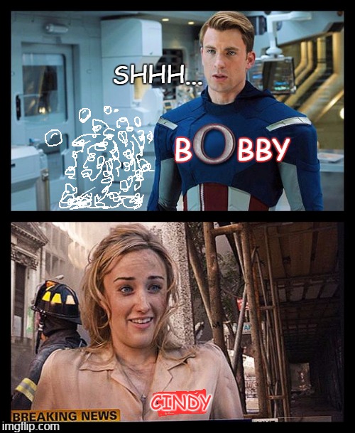 don't tell | SHHH... B; BBY; CINDY | image tagged in thank you captain obvious | made w/ Imgflip meme maker
