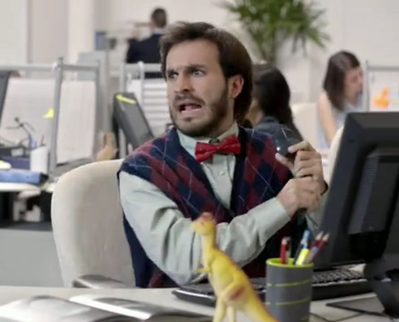 DesperateReaction Guy Blank Meme Template