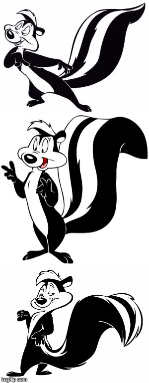 Bad Pun le Pew Blank Meme Template