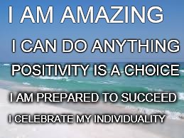 Navarre Beach  | I AM AMAZING; I CAN DO ANYTHING; POSITIVITY IS A CHOICE; I AM PREPARED TO SUCCEED; I CELEBRATE MY INDIVIDUALITY | image tagged in navarre beach | made w/ Imgflip meme maker