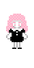 Lucy Front View Walk Cycle | image tagged in gifs,pixel,game sprites | made w/ Imgflip images-to-gif maker