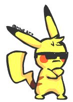 Pikachu swag Blank Meme Template
