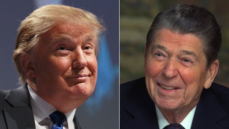 trump-reagan Blank Meme Template