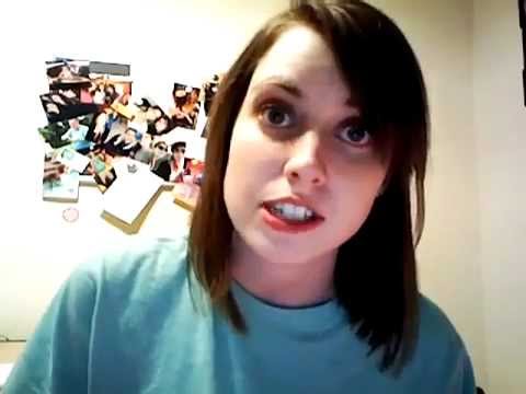 overly attached girlfriend serious Blank Meme Template