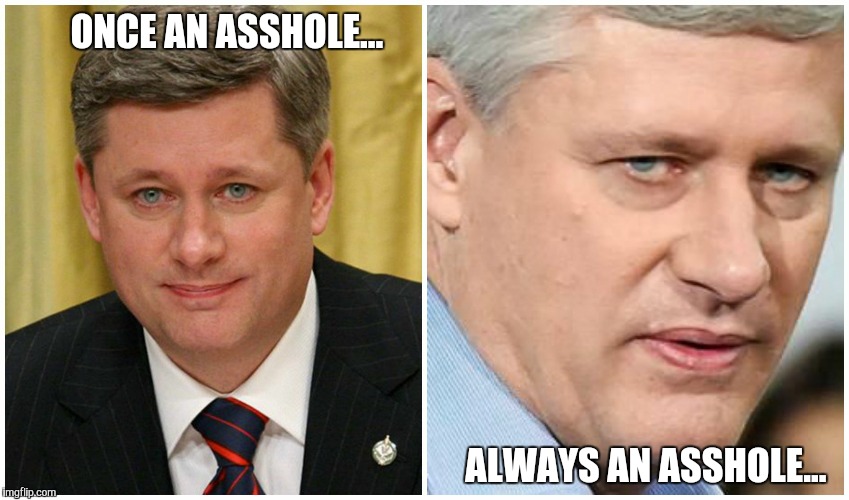 young&old Harper | ONCE AN ASSHOLE... ALWAYS AN ASSHOLE... | image tagged in youngold harper | made w/ Imgflip meme maker