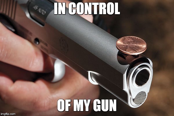IN CONTROL OF MY GUN | made w/ Imgflip meme maker