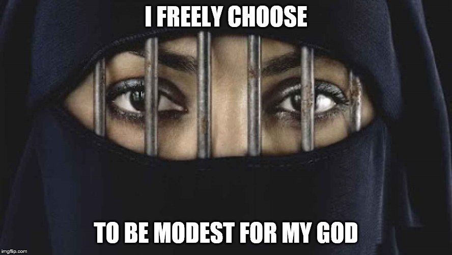 I FREELY CHOOSE; TO BE MODEST FOR MY GOD | made w/ Imgflip meme maker