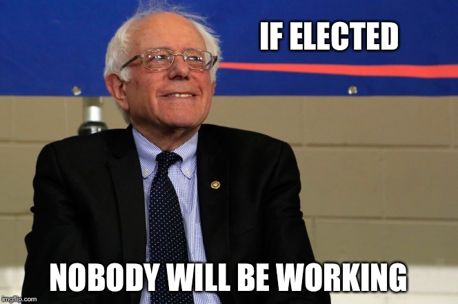 IF ELECTED NOBODY WILL BE WORKING | made w/ Imgflip meme maker