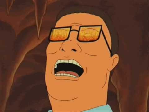 High Quality hank hill fire Blank Meme Template