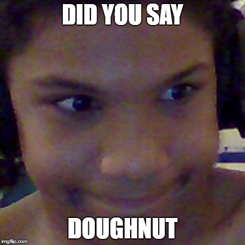 Doughnut | DID YOU SAY; DOUGHNUT | image tagged in doughnuts | made w/ Imgflip meme maker
