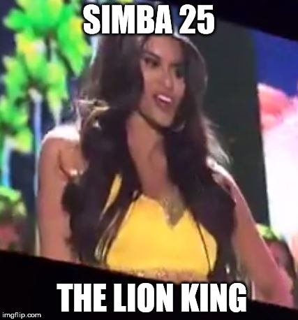 SIMBA 25; THE LION KING | made w/ Imgflip meme maker