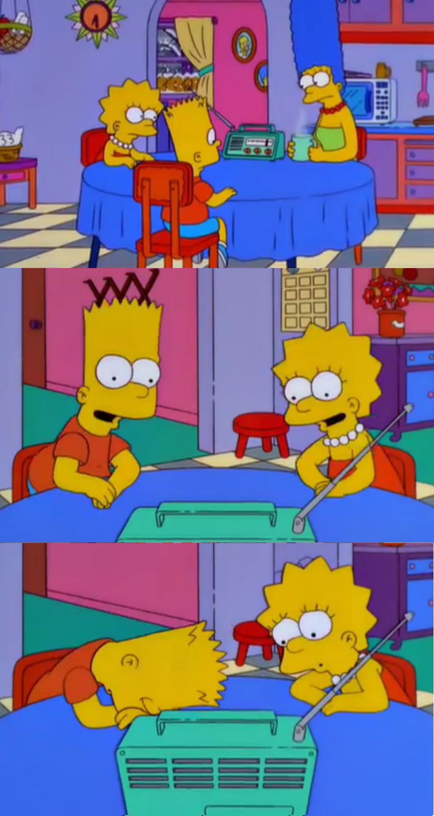 High Quality Simpson Radio Disappointment 2 Blank Meme Template