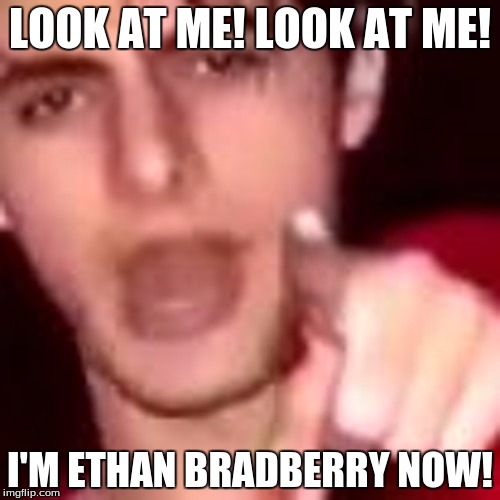 He's got an AK in the other hand | LOOK AT ME! LOOK AT ME! I'M ETHAN BRADBERRY NOW! | image tagged in ethan bradberry,memes,captain phillips - i'm the captain now,i'm the captain now | made w/ Imgflip meme maker