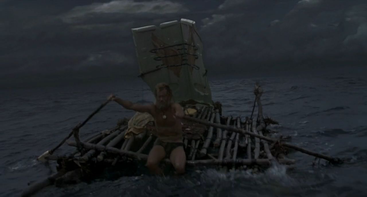 Tom Hanks Castaway Raft Blank Meme Template