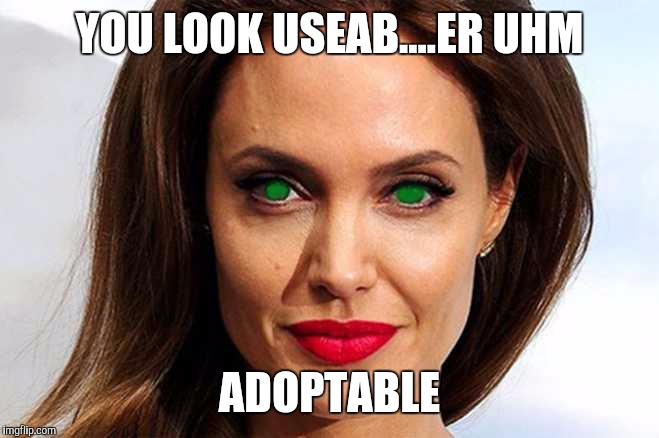 YOU LOOK USEAB....ER UHM ADOPTABLE | made w/ Imgflip meme maker