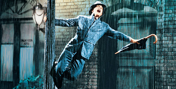 High Quality Singing in the rain Blank Meme Template