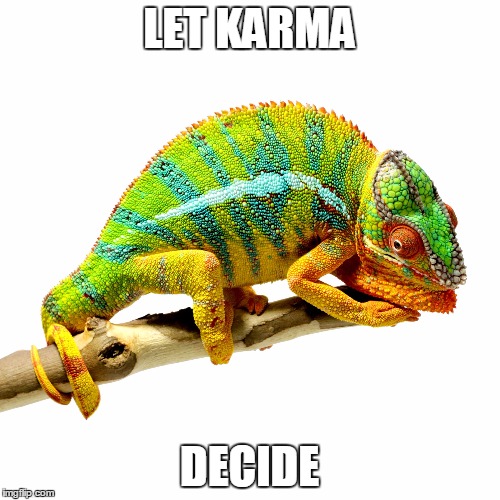 Let karma decide | LET KARMA DECIDE | image tagged in let karma decide | made w/ Imgflip meme maker