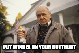windex | PUT WINDEX ON YOUR BUTTHURT | image tagged in windex | made w/ Imgflip meme maker