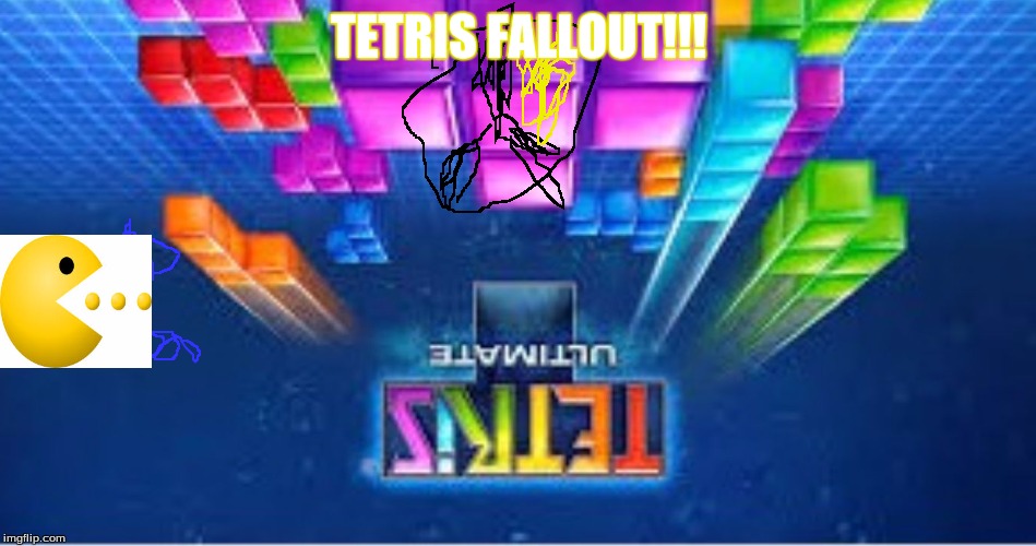 tetris | TETRIS FALLOUT!!! | image tagged in tetris | made w/ Imgflip meme maker