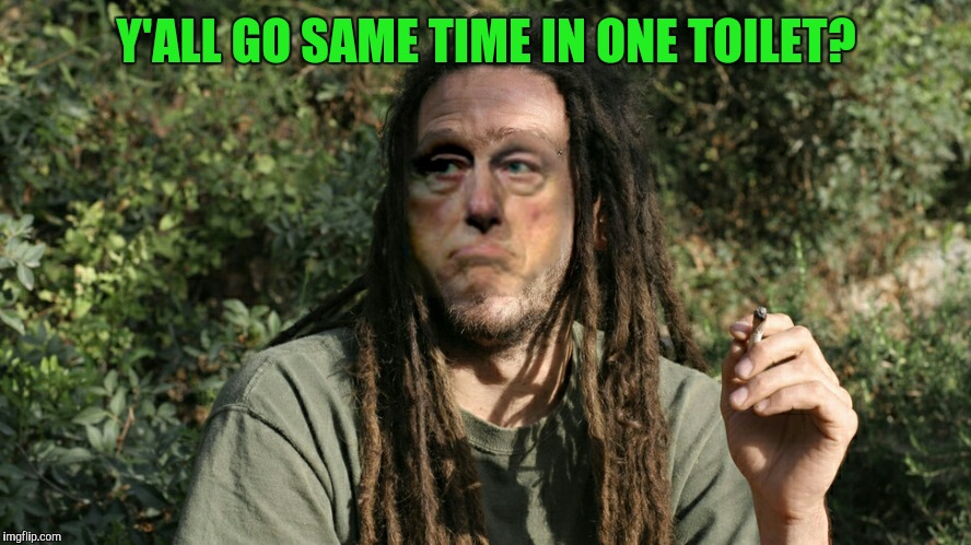 Y'ALL GO SAME TIME IN ONE TOILET? | made w/ Imgflip meme maker