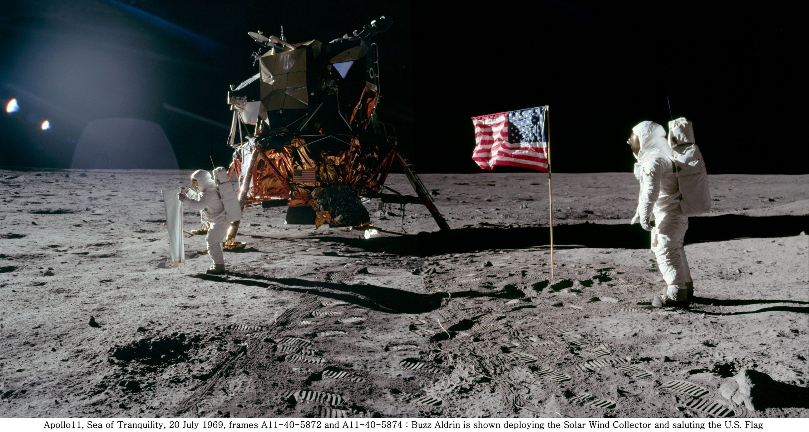 Луна лет сша. Апполо 11 на Луне.
