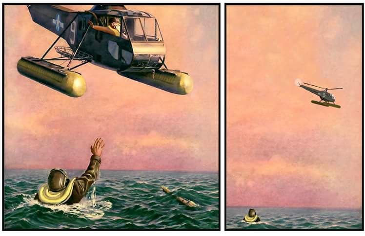 Helicopter rescue denied Blank Meme Template
