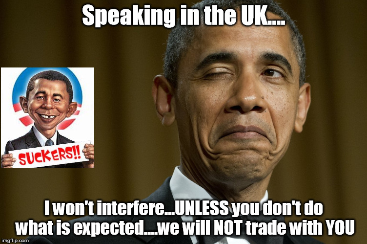 Speaking in the UK.... I won't interfere...UNLESS you don't do what is expected....we will NOT trade with YOU | image tagged in i won't interfere  unless i need to interfere | made w/ Imgflip meme maker