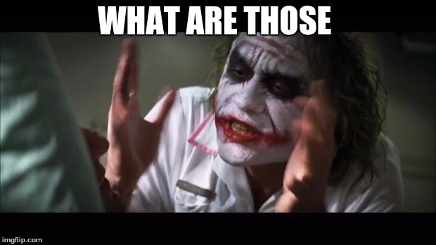 And everybody loses their minds | WHAT ARE THOSE | image tagged in memes,and everybody loses their minds | made w/ Imgflip meme maker