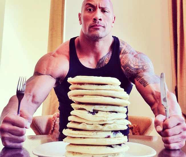 High Quality The Rock Food Blank Meme Template