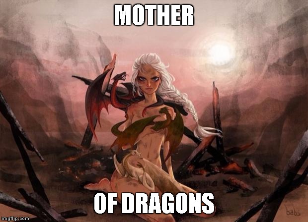 Winter is coming | MOTHER OF DRAGONS | image tagged in winter is coming | made w/ Imgflip meme maker