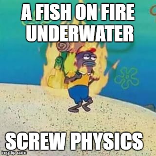 Image result for spongebob physics