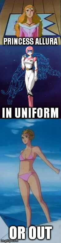 First Fictional Character Crush | PRINCESS ALLURA; IN UNIFORM; OR OUT | image tagged in first crush,voltron,princess allura | made w/ Imgflip meme maker