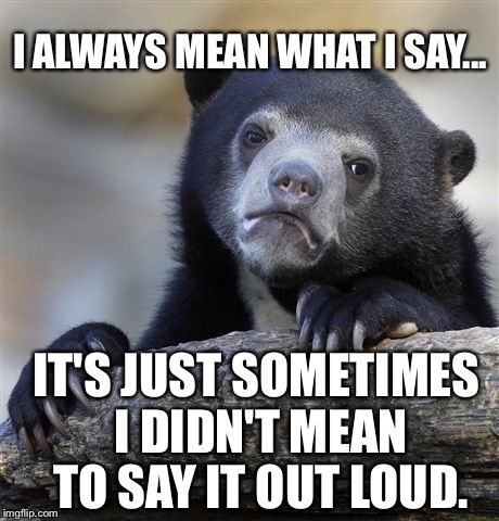 Confession Bear Meme - Imgflip