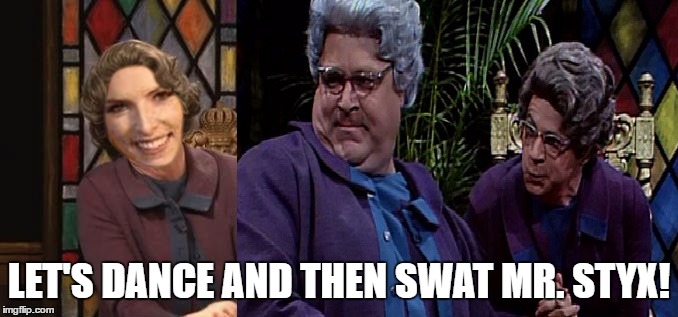 LET'S DANCE AND THEN SWAT MR. STYX! | made w/ Imgflip meme maker