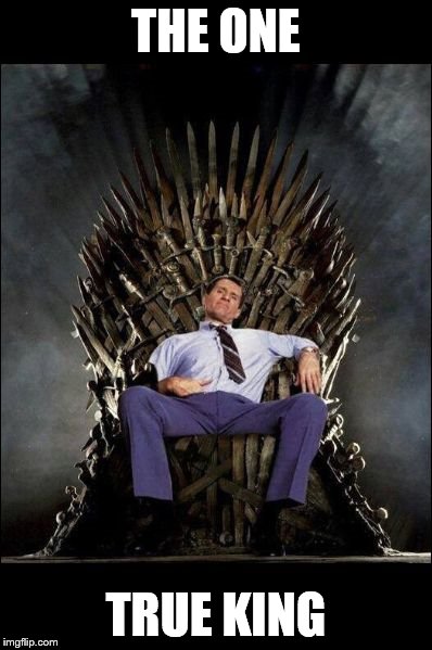 Al Bundy's Throne | THE ONE; TRUE KING | image tagged in al bundy's throne | made w/ Imgflip meme maker