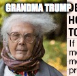 GRANDMA TRUMP | image tagged in memes | made w/ Imgflip meme maker