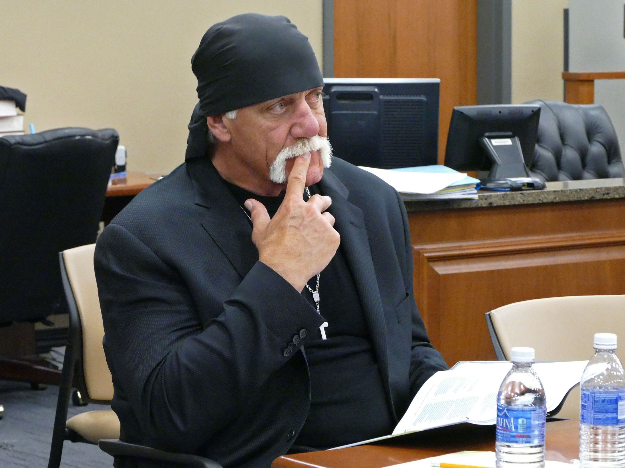 High Quality Hulk Hogan thinking Blank Meme Template