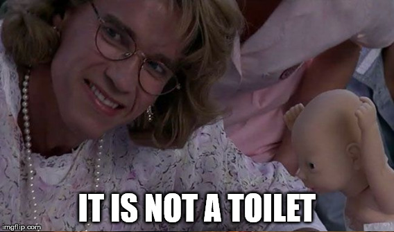 IT IS NOT A TOILET | made w/ Imgflip meme maker