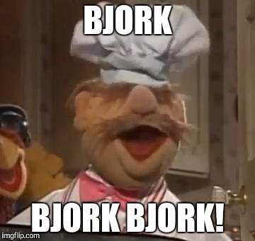 BJORK; BJORK BJORK! | image tagged in BlueJackets | made w/ Imgflip meme maker