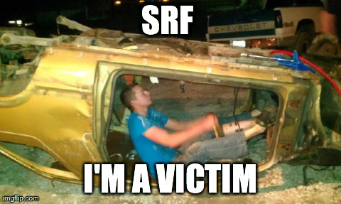 SRF  I'M A VICTIM | made w/ Imgflip meme maker