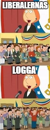 LOIS 911 | LIBERALERNAS; LOGGA | image tagged in lois 911,sweden | made w/ Imgflip meme maker