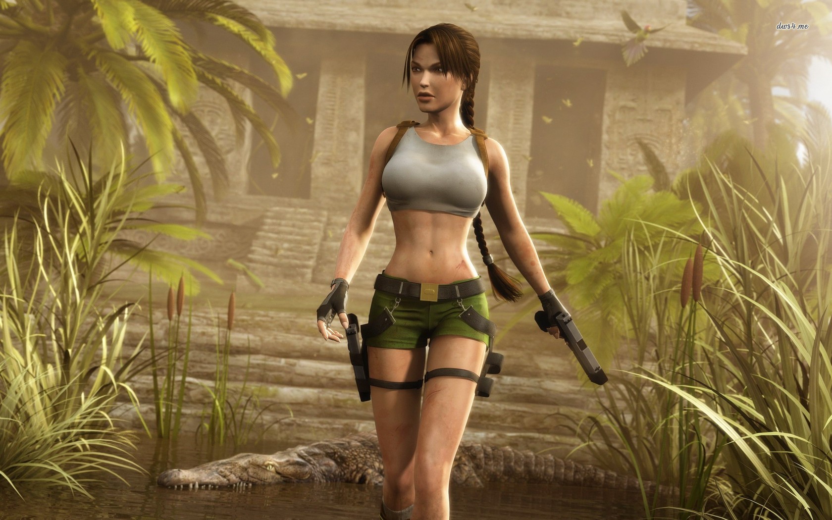 lara croft Blank Meme Template
