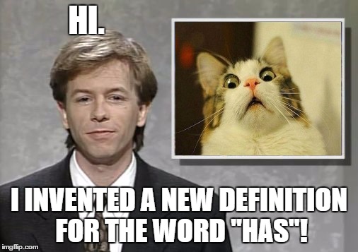 David Spade: Hollywood Minute | HI. I INVENTED A NEW DEFINITION FOR THE WORD "HAS"! | image tagged in david spade hollywood minute | made w/ Imgflip meme maker