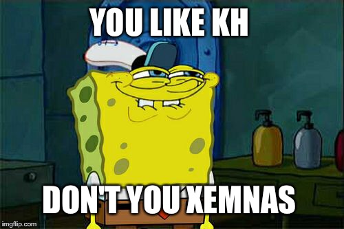 Don't You Squidward Meme | YOU LIKE KH DON'T YOU XEMNAS | image tagged in memes,dont you squidward | made w/ Imgflip meme maker
