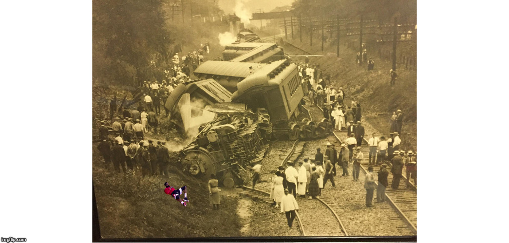 image tagged in train wreck with harden | made w/ Imgflip meme maker